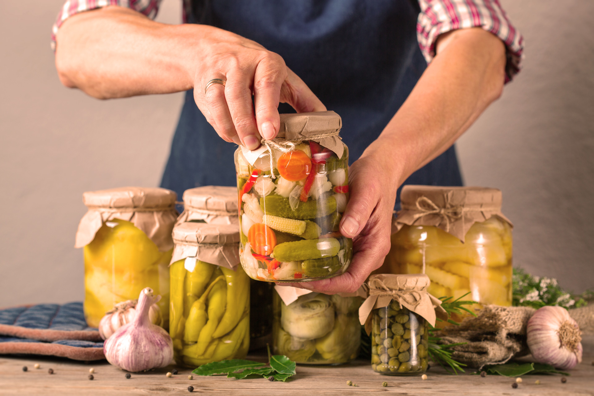 Sottaceti fatti in casa: come fare le conserve di verdure