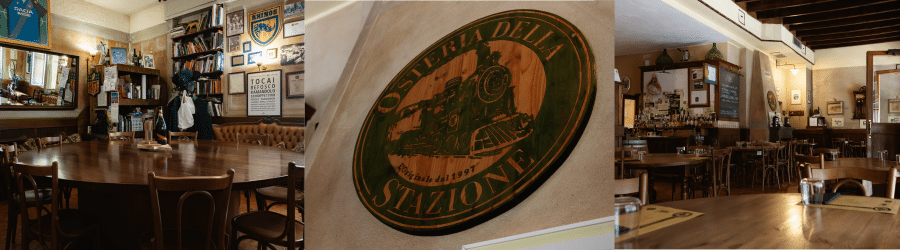 Interni della Osteria della stazione