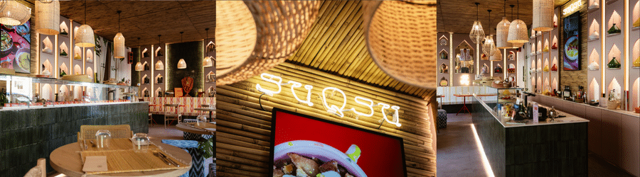 Suqsu coucous e design: gli interni del locale